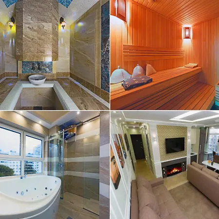 Hammam , Big Jacuzzi ,sauna , 2 Bedroom , Khrechatik *